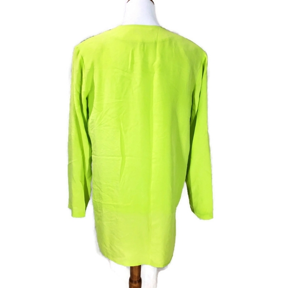 Diane Gillman Vintage 100% Silk Tiger Lily 3 Piece Sequins Pants Suit Blouse Art - Picture 7 of 16